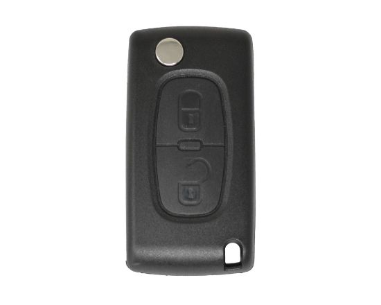peugeot-flip-remote-key-shell-2-buttons-without-battery-holder-hu83-blade
