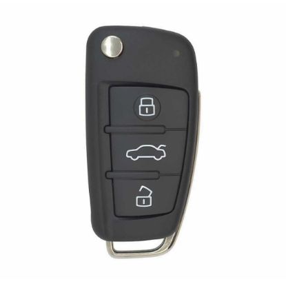 audi-q7-a6-genuine-flip-remote-key-3-buttons-433mhz-4f0837220m