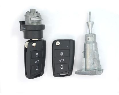 vw-mqb-ba-new-type-2x-flip-remote-key-3-buttons-433mhz-with-lock-set