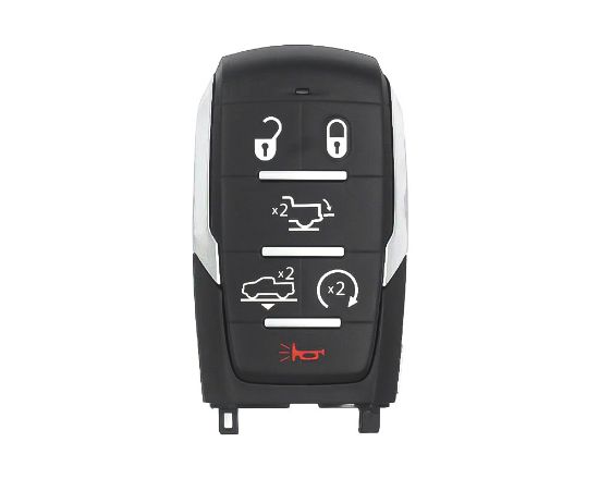 dodge-ram-1500-limited-longhorn-2019-2024-genuine-smart-remote-key-6-buttons-433mhz-68584158aa