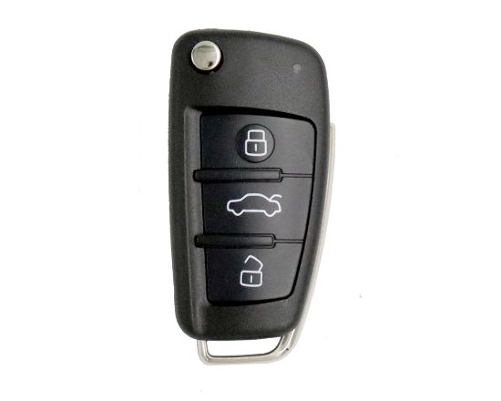 audi-a6l-q7-flip-remote-key-3-buttons-315mhz-8e-transponder