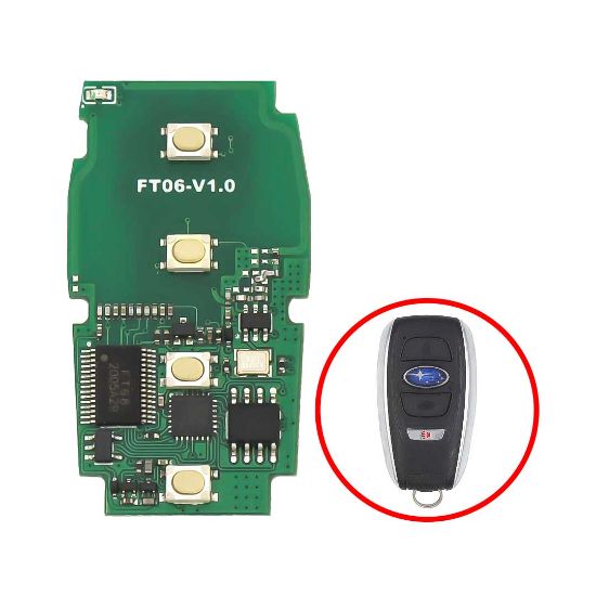 lonsdor-ft06-7000d-4-buttons-433mhz-subaru-8a-smart-key-pcb