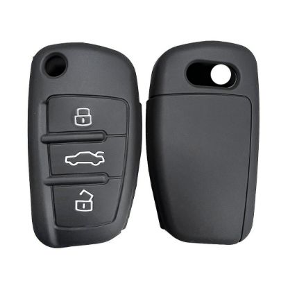 silicone-case-for-audi-flip-remote-key-3-buttons