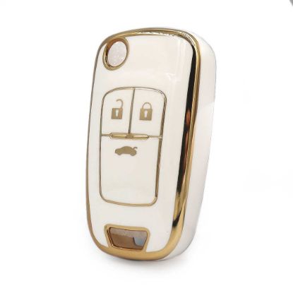 nano-high-quality-cover-for-chevrolet-opel-flip-remote-key-3-buttons-white-color