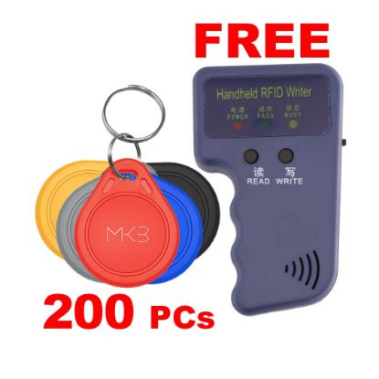 200x-rfid-125khz-key-fob-proximity-t5577-bundle-free-handheld-duplicator