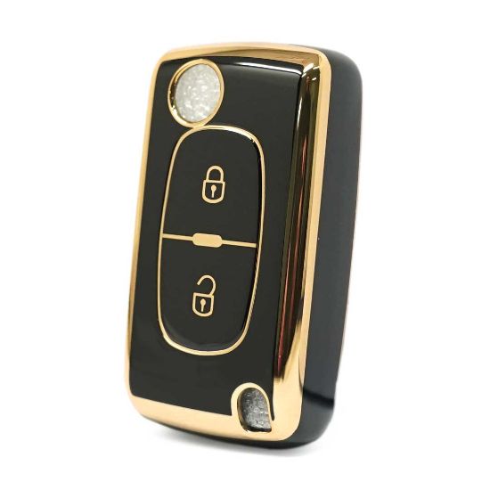 nano-high-quality-cover-for-peugeot-flip-remote-key-2-buttons-black-color-d11j2