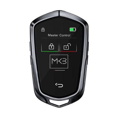 lcd-universal-smart-key-kit-with-keyless-entry-and-ios-car-cadillac-style-location-tracking-system-black-color