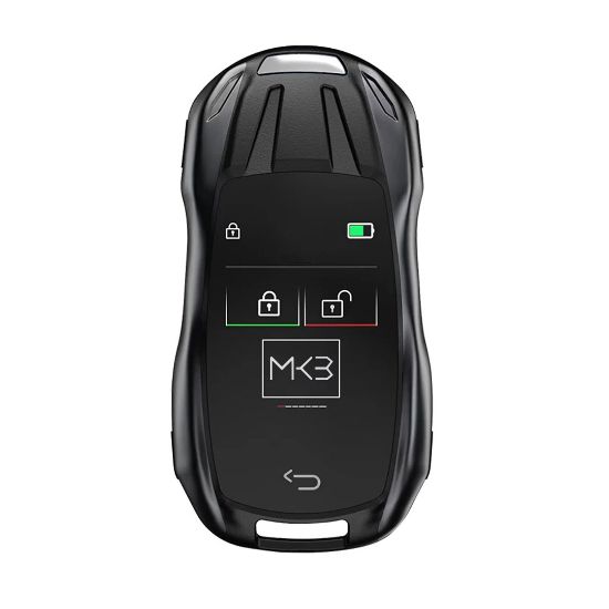 lcd-universal-smart-key-kit-with-keyless-entry-and-ios-car-porsche-style-location-tracking-system-black-color