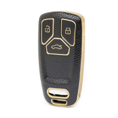 nano-high-quality-gold-leather-cover-for-audi-remote-key-3-buttons-black-color-audi-b13j