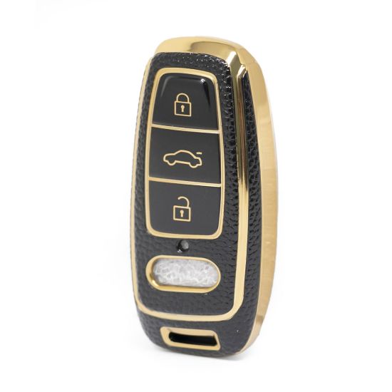 nano-high-quality-gold-leather-cover-for-audi-remote-key-3-buttons-black-color-audi-d13j