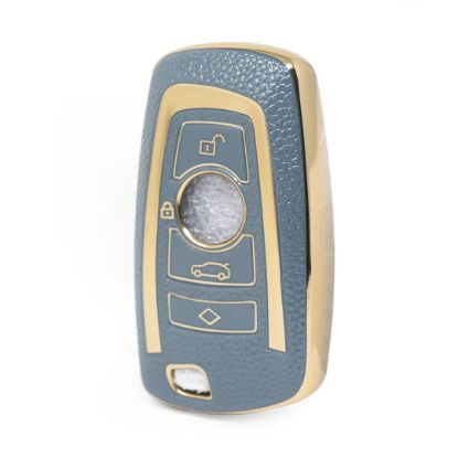 nano-high-quality-gold-leather-cover-for-bmw-remote-key-4-buttons-gray-color-bmw-a13j4a