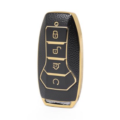 nano-high-quality-gold-leather-cover-for-byd-remote-key-4-buttons-black-color-byd-a13j