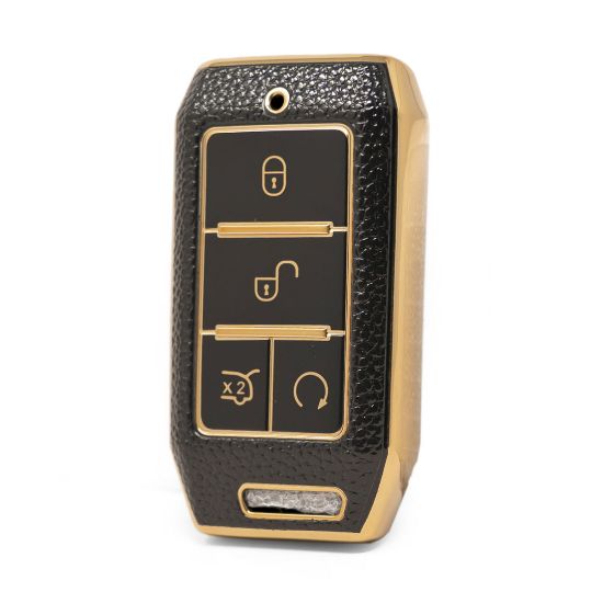 nano-high-quality-gold-leather-cover-for-byd-remote-key-4-buttons-black-color-byd-c13j