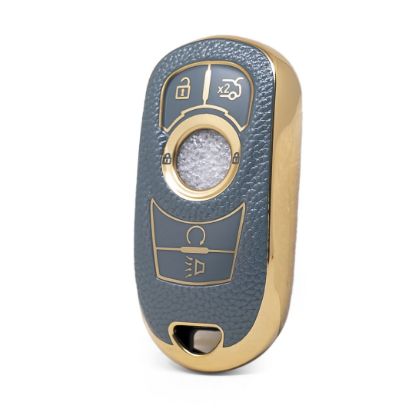 nano-high-quality-gold-leather-cover-for-buick-remote-key-5-buttons-gray-color-bk-a13j6