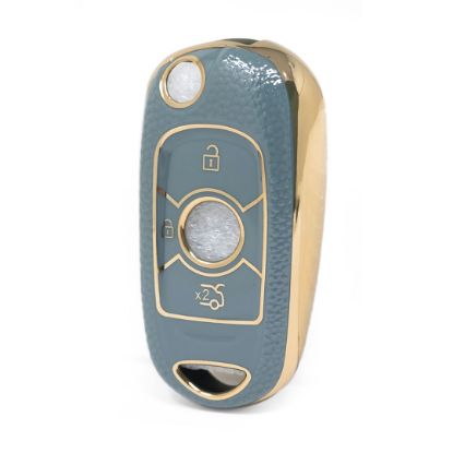 nano-high-quality-gold-leather-cover-for-buick-remote-key-3-buttons-gray-color-bk-b13j