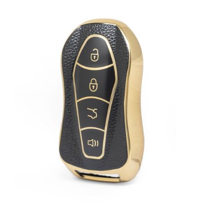 nano-high-quality-gold-leather-cover-for-geely-remote-key-4-buttons-black-color-gl-c13j