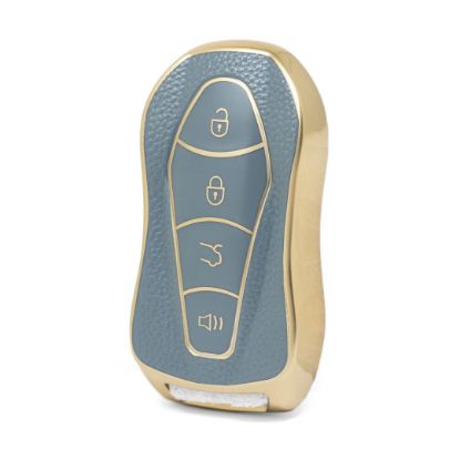 nano-high-quality-gold-leather-cover-for-geely-remote-key-4-buttons-gray-color-gl-c13j