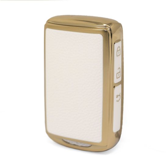 nano-high-quality-gold-leather-cover-for-mazda-remote-key-3-buttons-white-color-mzd-b13j3