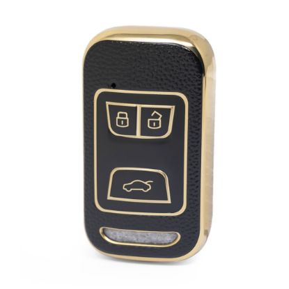 nano-high-quality-gold-leather-cover-for-chery-remote-key-3-buttons-black-color-cr-a13j