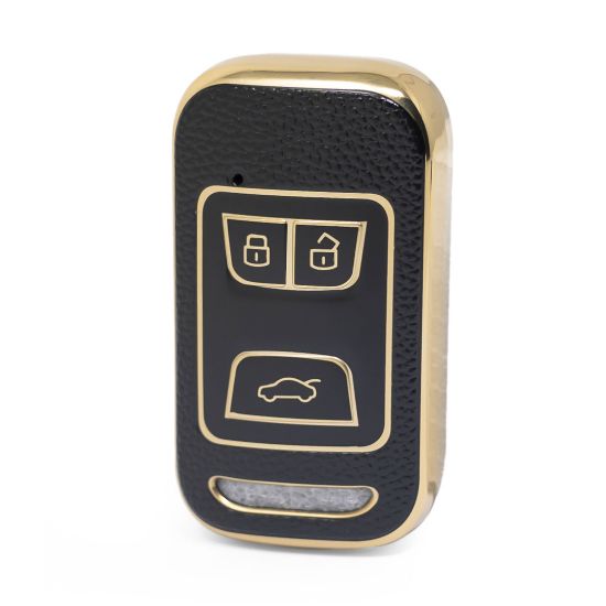 nano-high-quality-gold-leather-cover-for-chery-remote-key-3-buttons-black-color-cr-a13j