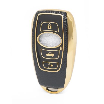 nano-high-quality-gold-leather-cover-for-subaru-remote-key-3-buttons-black-color-sbr-a13j