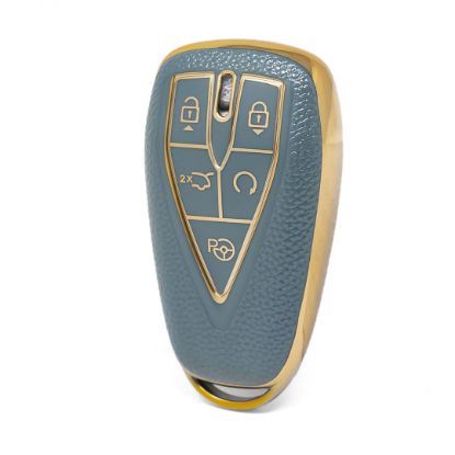 nano-high-quality-gold-leather-cover-for-changan-remote-key-5-buttons-gray-color-ca-c13j5