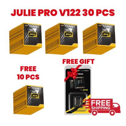julie-pro-v122-30-pcs-free-10-pcs-julie-pro-platinum-universal-v118-1-pcs-eeprom-adapter-for-free