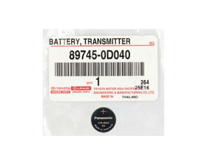 Toyota Genuine CR1620 Battery 89745-0D040-mk3.com-and a lot of from Emirates Keys 