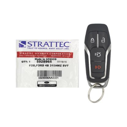 New Ford Shelby 2015-2017 Genuine Smart Remote Key 4 Buttons 315MHz 5928966 STRATTEC / FCCID: M3N-A2C31243800 OEM | Emirates Keys