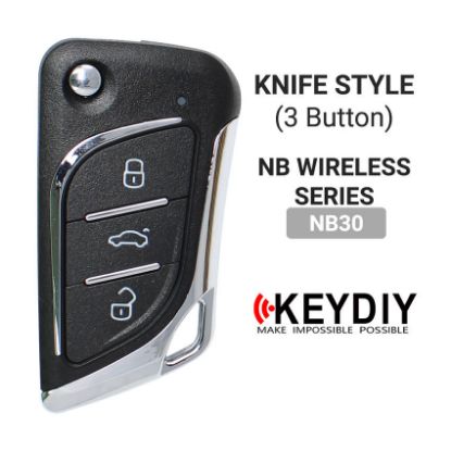 Picture of KeyDiy KD Universal Flip Remote Key 3 Buttons Type NB30