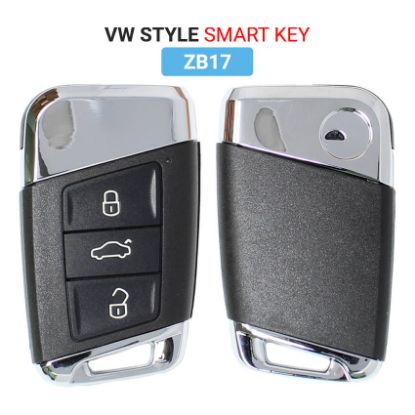 Keydiy KD Universal Smart Remote Key 3 Buttons VW Type ZB17 lot of keys in mk3.com| Emirates Keys