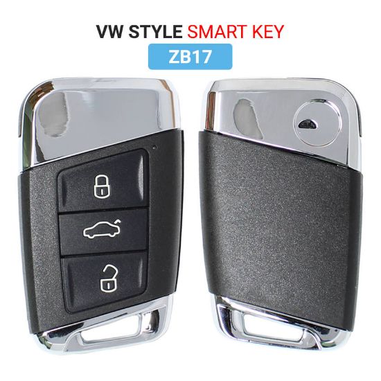 Keydiy KD Universal Smart Remote Key 3 Buttons VW Type ZB17 lot of keys in mk3.com| Emirates Keys