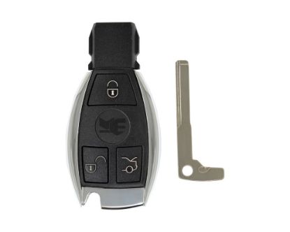 Mercedes BGA Chrome Remote Shell 3 Buttons | MK3