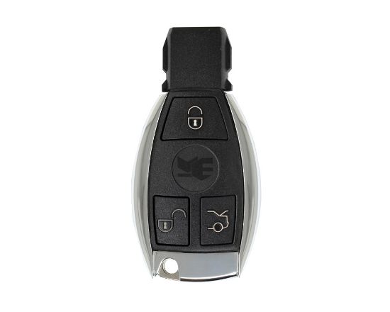 Mercedes BGA Chrome Remote Shell 3 Buttons|Emirates Keys
