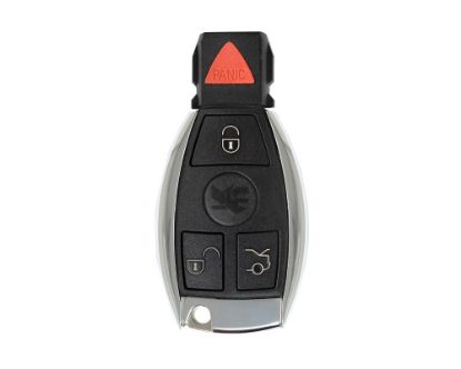 Mercedes BGA Chrome Remote Shell 3+1 Buttons| Emirates Keys