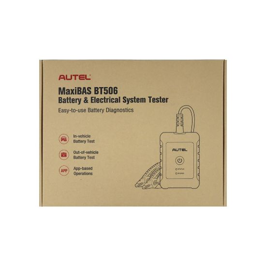 New Autel MaxiBAS BT506 Auto Battery and Electrical System Analysis Tool Supports in-vehicle and out-of-vehicle testing of passenger vehicle batteries.