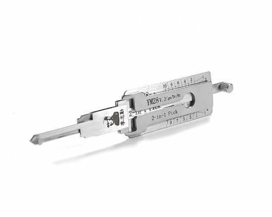 New Original Lishi 2-in-1 Pick Decoder Tool YM28+ For VAUXHALL and  OPEL V3 Ignition Type | Emirates Keys