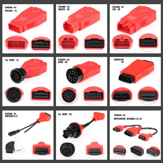 New Autel MaxiSYS MSOBD2KIT Non-OBDII Adapter with cables for MaxiSys Ultra, MS919 and MS909 | Emirates Keys