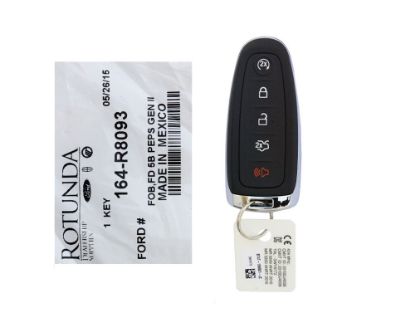 Like New Ford Taurus 2013-2015 Genuine/OEM Smart Key Remote 5 Buttons 433MHz With Blade 164-R8093 / GV4T-15K601-AA OEM | Emirates Keys