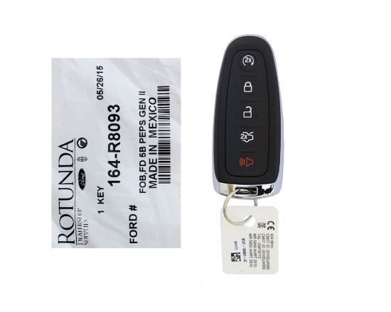 Like New Ford Taurus 2013-2015 Genuine/OEM Smart Key Remote 5 Buttons 433MHz With Blade 164-R8093 / GV4T-15K601-AA OEM | Emirates Keys