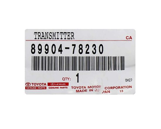 Brand New Lexus NX200 2015-2020 Genuine/OEM Smart Remote Key 3 Buttons 312/313MHz 89904-78230 8990478230 | Emirates Keys