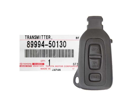 Brand New Lexus LS430 2003 Genuine/OEM Remote 3 Buttons 433MHz Manufacturer Part Number: 89994-50130 , 8999450130 | Emirates Keys