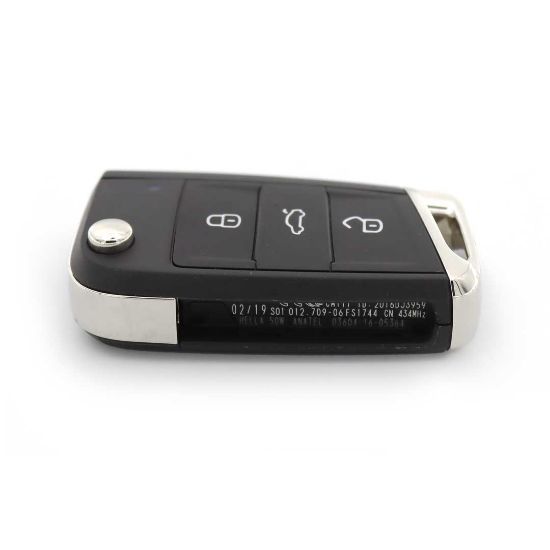 New VW Latest Proximity Flip Remote Key 3 Buttons 433MHz 5C Transponder - Original | Emirates Keys