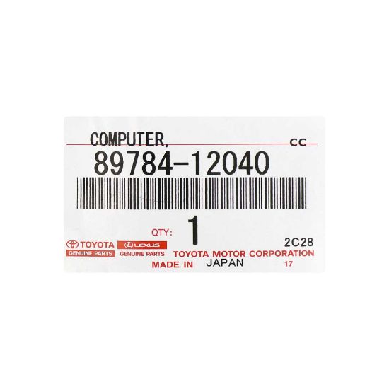New Toyota Corolla 2020 Genuine/OEM Immobilizer For Smart Key OEM Part Number: 89784-12040 | Emirates Keys