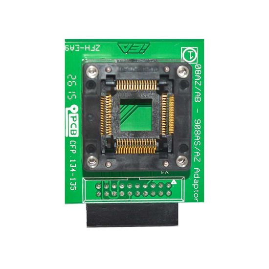 New Zed-Full EA9 08AZ/AB-908AS/AZ 64Pin MCU Adapter With Socket For Motorola MCU ZFH-EA9 enables you to read 64 pin MC68HC0908 MCU out of Circuit without soldering it to the adapter