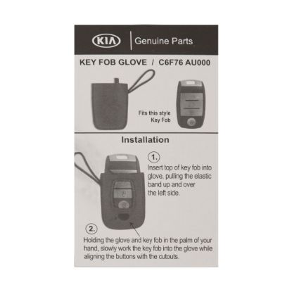 New Kia Genuine Smart Remote Gloves  Manufacturer Part Number: C6F76-AU000  Color: Black  | Emirates Keys