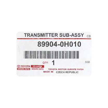 New Toyota Aygo 2015-2018 Genuine/OEM Smart Remote Key 2 Button 433MHz OEM Part Number: 89904-0H010 - FCC ID: BS1EW | Emirates Keys