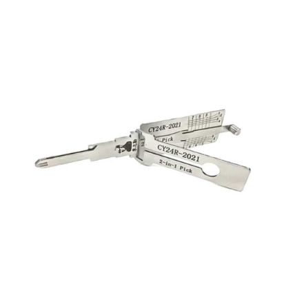 Original Lishi CY24R-AG 2021+ Jeep Grand Cherokee 2-In-1 Pick & Decoder Reverse Anti-Glare