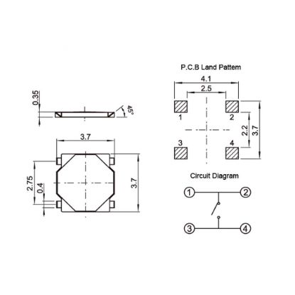New Car Remote Button Tactile Switch For Renault Megane 2 Yellow 4.8X4.8X1.0H High Quality Best Price | Emirates Keys