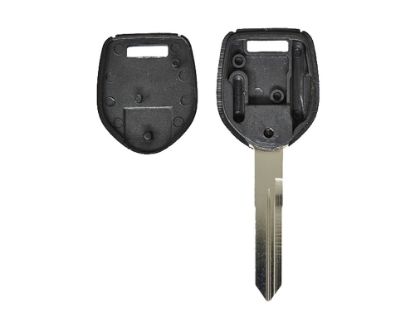 This is a New Aftermarket Mitsubishi Transponder Key Shell with MIT7 Blade That comes in a Black Color.